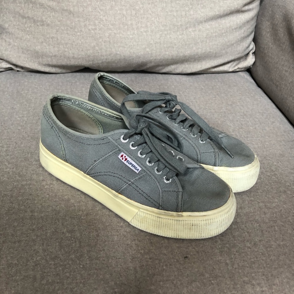 Platform Superga’s, size 39.5 EU (8.5 us women’s)